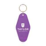 Vintage Motel Keychain, Purple