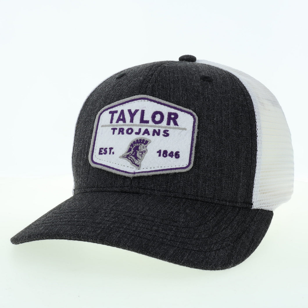 Mid-Pro Snapback Trucker Cap, Black/White (F24)
