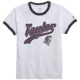Ladies Intramural Ringer Tee | White