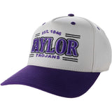Heritage Twill Two Tone Hat | Stone & Purple