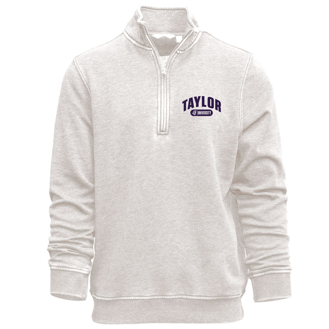 Vintage 1/4 Zip, Oatmeal Heather (F24)