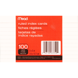 Mead 3x5 White Index Cards