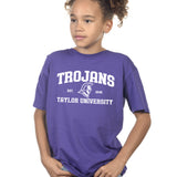 Youth Logoed Tee | Purple Heather