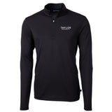 Virtue Eco Pique Recycled Quarter Zip Mens Big & Tall Pullover | Black