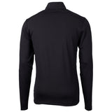 Virtue Eco Pique Recycled Quarter Zip Mens Big & Tall Pullover | Black
