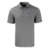 Forge Eco Double Stripe Stretch Recycled Mens Big &Tall Polo | Black/White