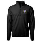 Cascade Eco Sherpa Fleece Mens Big & Tall Quarter Zip Jacket | Black