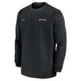 Sideline Coaches LS Crew by Nike, Black/White