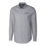 Stretch Oxford Mens Big & Tall Long Sleeve Dress Shirt | Grey