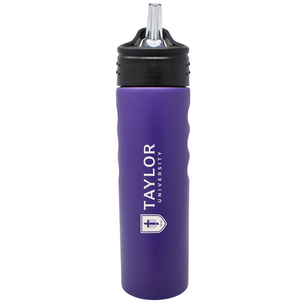 24 oz Grip Water Bottle, Purple (F23)