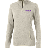 Women's Heather Fleece 1/4 Zip Pullover | Oatmeal