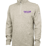 Men's Heather Fleece 1/4 Zip Pullover | Oatmeal