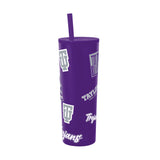 30 oz Straw Tumbler | Purple Dreamweave