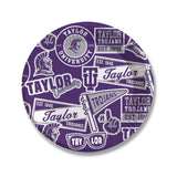 7" Dessert Plate 25-Pack | Purple