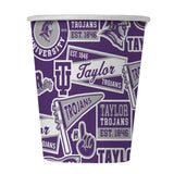 Paper Cups 25-Pack (12 oz) | Purple