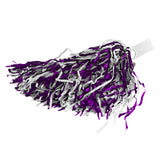 Poms with Ring Tab | Purple & White