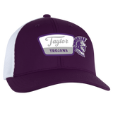Hugo Structured Solid Nylon Spandex Classic Stretch Fit Cap | Purple