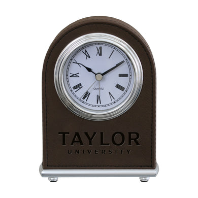 Laramie Arched Deck Clock, Brown