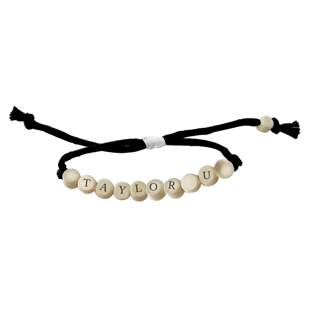 Mud Love Bitty Bead Bracelet, Black