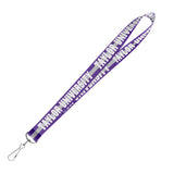 Shenandoah Lanyard, Purple/White (KT546)