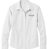 Ladies Wrinkle-Free Classic Oxford Cloth Shirt | White