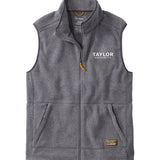 Mountain Classic Vest, White wordmark | Charcoal Heather