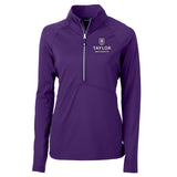 Adapt Eco Knit Stretch Recycled Womens Half Zip Pullover | Purple