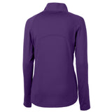 Adapt Eco Knit Stretch Recycled Womens Half Zip Pullover | Purple