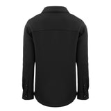 Roam Eco Recycled Womens Shirt Jacket | Black