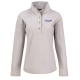 Hunts Point Eco Textured Fleece Recycled Womens Snap Pullover | Polished