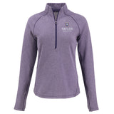 Peshastin Eco Fleece Recycled Womens Half Zip Pullover | Purple Heather