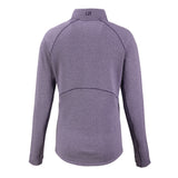Peshastin Eco Fleece Recycled Womens Half Zip Pullover | Purple Heather
