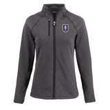 Peshastin Eco Fleece Recycled Womens Full Zip Jacket | Black Heather