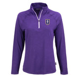 Ladies Coastline 1/4 Zip | Purple