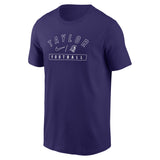Legend Short Sleeve Football Tee | Purple