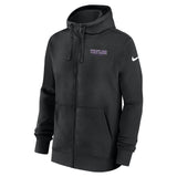 Club Fleece Full Zip Hood | Black