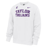 Club Fleece Crew | White
