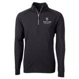 Adapt Eco Knit Stretch Recycled Mens Quarter Zip Pullover | Black