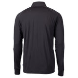 Adapt Eco Knit Stretch Recycled Mens Quarter Zip Pullover | Black
