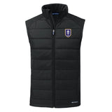 Evoke Hybrid Eco Softshell Recycled Mens Full Zip Vest | Black