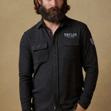 Legend Sweater Shirt Mens | Heathered Black Twill