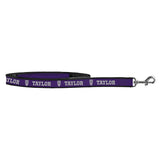 Wellington Embroidered Pet Leash | Purple