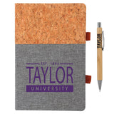 Saratoga Cork Journal & Pen | Grey