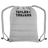 Puffy Quilted Drawstring Bag | Grey