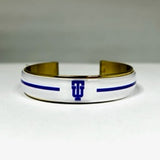 .50" Art Deco Cuff, White