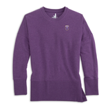 Brittany Drop Tail Crewneck | Purple