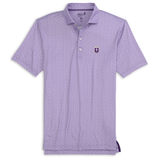 Hison Pattern Performance Polo | Purple