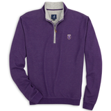 Sully Plaited Heather Knit 1/4 Zip | Purple