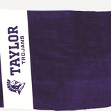 Classic Rugby Stripe Beach Towel | Purple