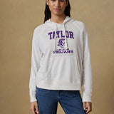 Sunwashed Slub Hoodie Womens | White